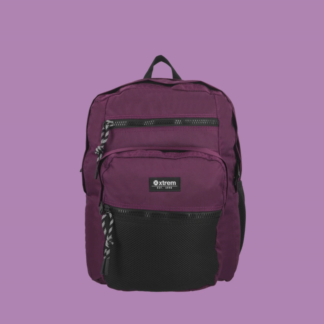 Mochila para laptop Kong 16" morada